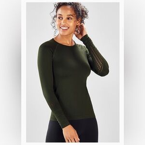 Fabletics Dylana Seamless Long Sleeve Top L